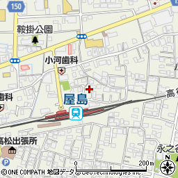 香川県高松市高松町95-15周辺の地図