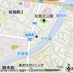 松島神社周辺の地図