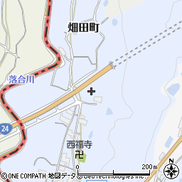 奈良県五條市畑田町周辺の地図