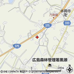 広島県東広島市黒瀬町乃美尾1106周辺の地図