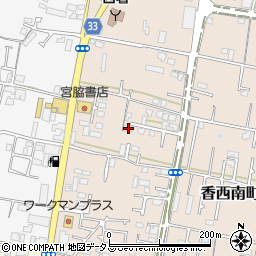 香川県高松市香西南町83-1周辺の地図