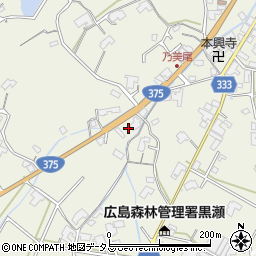 広島県東広島市黒瀬町乃美尾1087周辺の地図