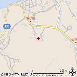 香川県さぬき市小田645周辺の地図