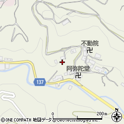 奈良県五條市西吉野町湯川周辺の地図