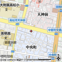 香川県高松市中央町5-33周辺の地図