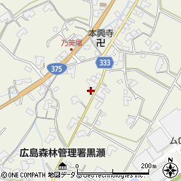 広島県東広島市黒瀬町乃美尾760周辺の地図