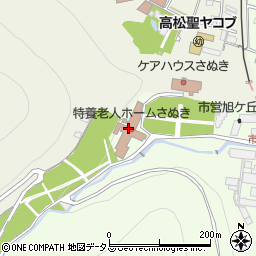 老人介護支援センターさぬき周辺の地図