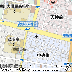 香川県高松市中央町5周辺の地図