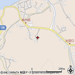 香川県さぬき市小田650-2周辺の地図