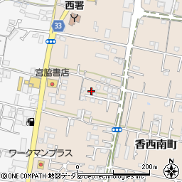 香川県高松市香西南町85周辺の地図