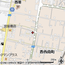 香川県高松市香西南町88-2周辺の地図