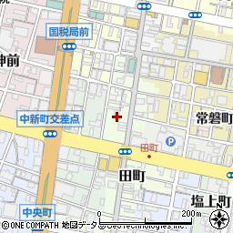 香川県高松市田町周辺の地図