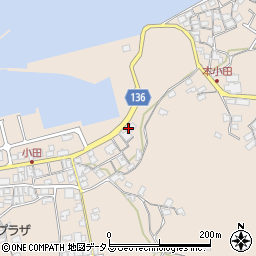 香川県さぬき市小田1177周辺の地図