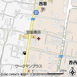 香川県高松市香西南町95周辺の地図