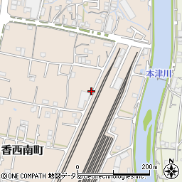 香川県高松市香西南町333-1周辺の地図
