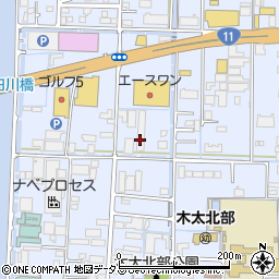 上濱建築事務所周辺の地図