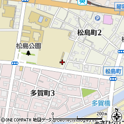 香川県高松市松島町2丁目周辺の地図