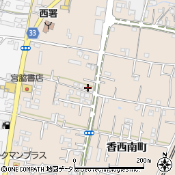 香川県高松市香西南町119周辺の地図