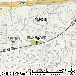 津之町公園周辺の地図