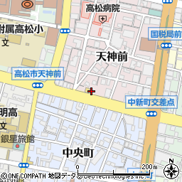 香川県高松市天神前11-11周辺の地図