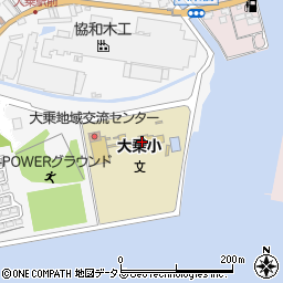 竹原市立大乗小学校周辺の地図