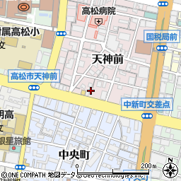 香川県高松市天神前11周辺の地図