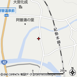 大紀町役場　阿曽公民館周辺の地図