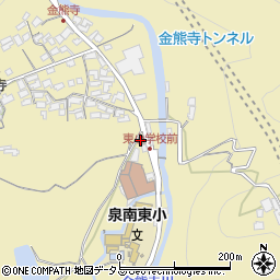 金熊寺区民会館周辺の地図