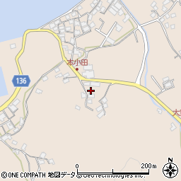 香川県さぬき市小田587周辺の地図