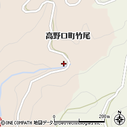 和歌山県橋本市高野口町竹尾380周辺の地図