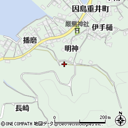 広島県尾道市因島重井町6384-2周辺の地図