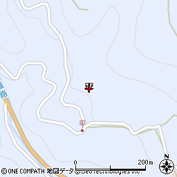 和歌山県かつらぎ町（伊都郡）平周辺の地図