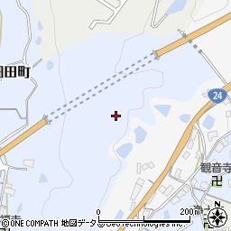 畑田トンネル周辺の地図