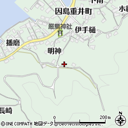 広島県尾道市因島重井町6422周辺の地図