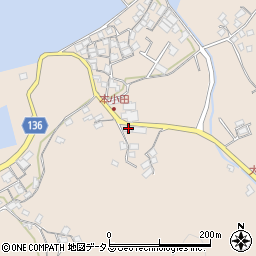 香川県さぬき市小田586周辺の地図