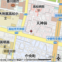 香川県高松市天神前12周辺の地図