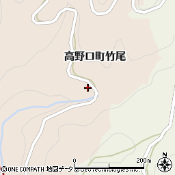 和歌山県橋本市高野口町竹尾375周辺の地図