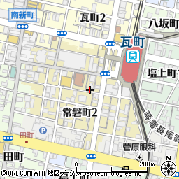 香川県高松市常磐町周辺の地図