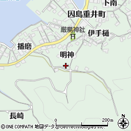 広島県尾道市因島重井町6367-2周辺の地図