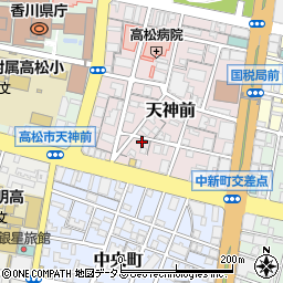 香川県高松市天神前11-24周辺の地図