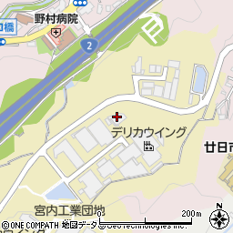 広島精機第２工場周辺の地図