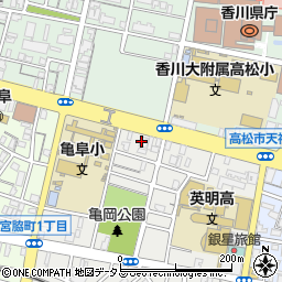 香川県薬剤師会検査センター周辺の地図
