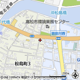 自由民主党香川県第二選挙区支部高松事務所周辺の地図