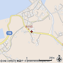 香川県さぬき市小田583-1周辺の地図