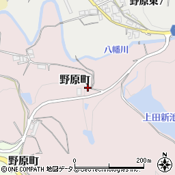 奈良県五條市野原町周辺の地図