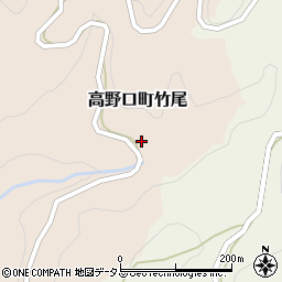 和歌山県橋本市高野口町竹尾377周辺の地図