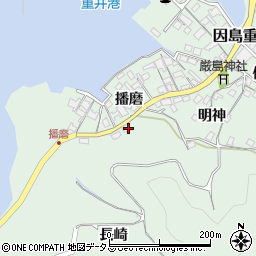 広島県尾道市因島重井町6232周辺の地図