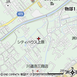 山口石材店石材工場周辺の地図