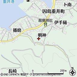 広島県尾道市因島重井町6370周辺の地図