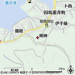 広島県尾道市因島重井町6372周辺の地図